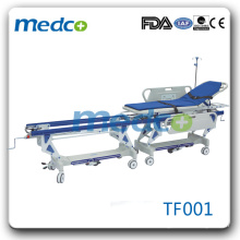 Smart connecting transfer emergency bed trolley stretcher TF001
